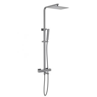 Душевая стойка Timo Tetra-Thermo SX-0169/18 с термостатом чёрное золото